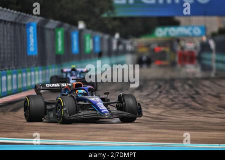 Grand Prix de Miami, dimanche 8th mai 2022. Alexander Albon (THA) Williams Racing FW44. Grand Prix de Miami, dimanche 8th mai 2022. Miami International Autodrome, Miami, Floride, États-Unis. Banque D'Images