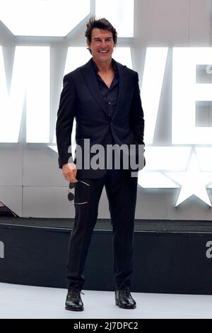 MEXICO, MEXIQUE - 06 MAI : Tom Cruise participe à la première mexicaine de 'Top Gun: Maverick'. (Photo de Francisco Morales/DAMMPHOTO) Banque D'Images