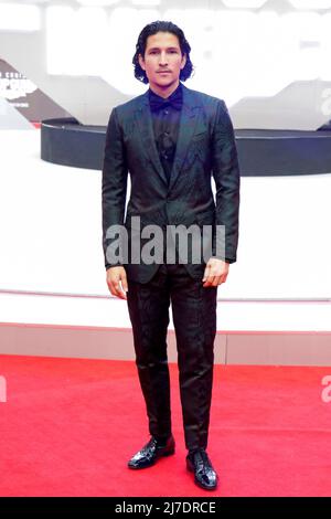 MEXICO, MEXIQUE - MAI 06 : Danny Ramirez participe à la première mexicaine de 'Top Gun: Maverick'. (Photo de Francisco Morales/DAMMPHOTO) Banque D'Images