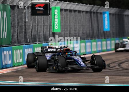 Grand Prix de Miami, dimanche 8th mai 2022. Alexander Albon (THA) Williams Racing FW44. Grand Prix de Miami, dimanche 8th mai 2022. Miami International Autodrome, Miami, Floride, États-Unis. Banque D'Images