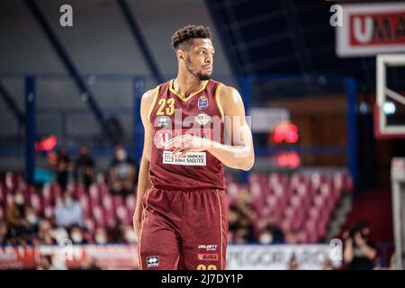 Venise, Italie, mai 08 2022, Jeff Brooks (Umana Reyer Venezia) pendant Umana Reyer Venezia vs AX Armani Exchange Milano, Italian Basketball A Serie Championship à Venise, Italie, mai 08 2022 Banque D'Images