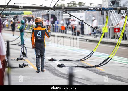 Miami, États-Unis d'Amérique, 08/05/2022, #4 Lando Norris (GBR, McLaren F1 Team), Grand Prix de Miami F1 à l'aérodrome international de Miami le 8 mai 2022 à Miami, États-Unis d'Amérique. (Photo par DEUX HAUTS) Banque D'Images