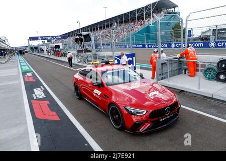 Miami Gardens, Floride, États-Unis d'Amérique - 08/05/2022, voiture médicale pendant la Formule 1 Crypto.com Grand Prix de Miami 2022, 5th ronde du Championnat du monde de Formule 1 de la FIA 2022, sur l'aérodrome international de Miami, du 6 au 8 mai 2022 à Miami Gardens, Floride, Etats-Unis d'Amérique - photo DPPI Banque D'Images