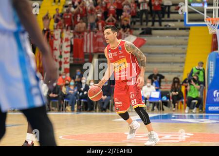 Carlos Delfino (82) Victoria Libertas Pesaro pendant la série A1 du championnat italien de basket-ball LBA Gevi Napoli basket vs Victoria Libertas Pesaro au Palabarbuto - Napoli, 08 mai 2022 Banque D'Images