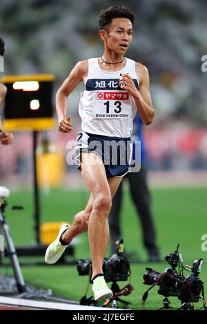 Akira Aizawa, 7 MAI 2022 - Athlétisme : les Championnats nationaux d'athlétisme du Japon 106th 10000m hommes au Stade National de Tokyo, Japon. (Photo de Naoki Nishimura/AFLO SPORT) Banque D'Images