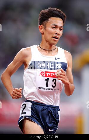 Akira Aizawa, 7 MAI 2022 - Athlétisme : les Championnats nationaux d'athlétisme du Japon 106th 10000m hommes au Stade National de Tokyo, Japon. (Photo de Naoki Nishimura/AFLO SPORT) Banque D'Images