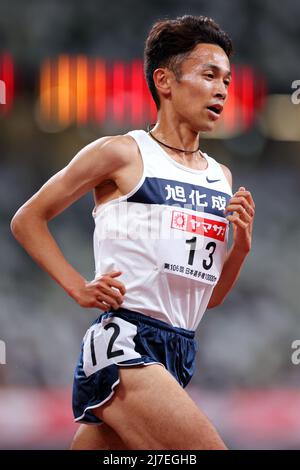 Akira Aizawa, 7 MAI 2022 - Athlétisme : les Championnats nationaux d'athlétisme du Japon 106th 10000m hommes au Stade National de Tokyo, Japon. (Photo de Naoki Nishimura/AFLO SPORT) Banque D'Images
