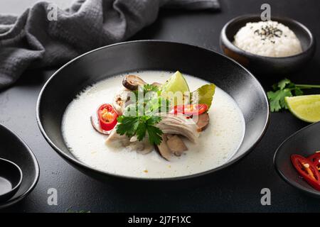 Tom Kha Gai Banque D'Images