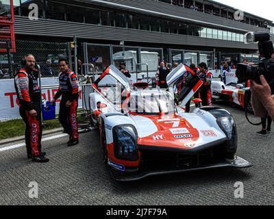 TOYOTA GAZOO RACING JPN M Toyota GR010 - hybride Mike Conway (GBR) P Kamui Kobayashi (JPN) P Jose Maria Lopez (ARG) Spa Francorchamps (bel) - 07 Banque D'Images