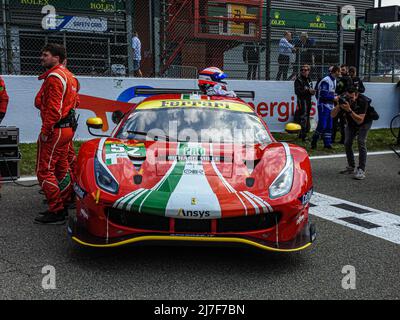 52 AF CORSE ITA M Ferrari 488 GTE EVO Miguel Molina (ESP) P Antonio Fuoco (ITA)&#XA;&#XA; Spa Francorchamps (bel) - 07-05-2022 - 2022 FIA WORLD ENDURA Banque D'Images