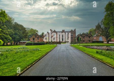 Dorfold Hall North Front Banque D'Images