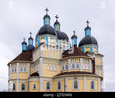 Église catholique ukrainienne de l'Immaculée conception, Cooks Creek, Manitoba, Canada. Banque D'Images