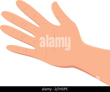 Père isolé mains père illustration vectorielle Illustration de Vecteur