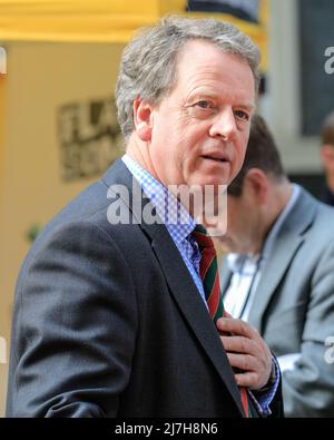 Londres, Royaume-Uni. 9th mai 2022. Alister Jack MP, secrétaire d'État pour l'Écosse. Le Premier ministre britannique ouvre et assiste au Downing Street Showcase par un discours aux clients et aux commerçants, et une promenade autour des stands. Le « salon de l'industrie du thé et des boissons britanniques, la robotique et l'ingénierie, l'agriculture verticale et d'autres produits liés principalement à l'agriculture et à l'entreprise, sont présentés dans des stands. Credit: Imagetraceur/Alamy Live News Banque D'Images