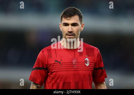 Vérone, Italie. 08th mai 2022. Alessio Romagnoli (AC Milan) pendant Hellas Verona FC vs AC Milan, football italien série A match à Vérone, Italie, mai 08 2022 crédit: Agence de photo indépendante/Alamy Live News Banque D'Images