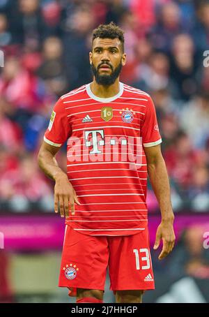 Munich, Allemagne, 08/05/2022, Eric MAXIM CHOUPO-MOTING (FCB 13) dans le match FC BAYERN MÜNCHEN - VFB STUTTGART 2-2 1.Ligue allemande de football le 08 mai 2022 à Munich, Allemagne. Saison 2021/2022, jour de match 33, 1.Bundesliga, Muenchen, 33.Spieltag. FCB, © Peter Schatz / Alamy Live News - LA RÉGLEMENTATION DFL INTERDIT TOUTE UTILISATION DE PHOTOGRAPHIES comme SÉQUENCES D'IMAGES et/ou QUASI-VIDÉO - Banque D'Images