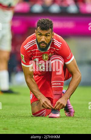 Munich, Allemagne, 08/05/2022, Eric MAXIM CHOUPO-MOTING (FCB 13) dans le match FC BAYERN MÜNCHEN - VFB STUTTGART 2-2 1.Ligue allemande de football le 08 mai 2022 à Munich, Allemagne. Saison 2021/2022, jour de match 33, 1.Bundesliga, Muenchen, 33.Spieltag. FCB, © Peter Schatz / Alamy Live News - LA RÉGLEMENTATION DFL INTERDIT TOUTE UTILISATION DE PHOTOGRAPHIES comme SÉQUENCES D'IMAGES et/ou QUASI-VIDÉO - Banque D'Images