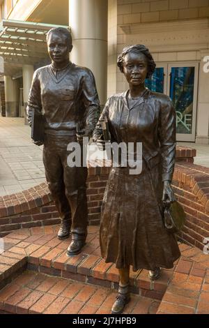 Sterling High School Memorial à Greenville SC Banque D'Images