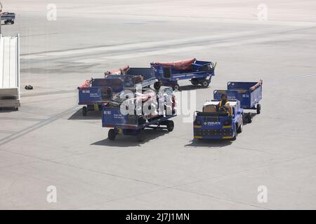 Retards de vol à Las Vegas, NV en raison de tempêtes de vent. 9th 2022 mai Las Vegas, NV États-Unis Banque D'Images