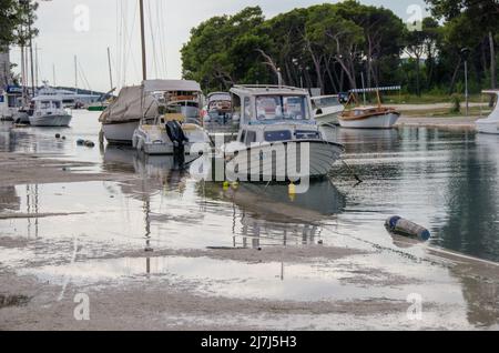 Trogir ion la côte croate Banque D'Images