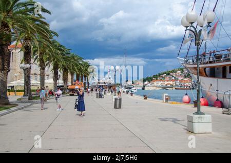 Trogir ion la côte croate Banque D'Images