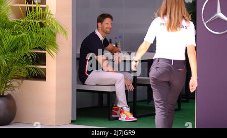 6th mai 2022 : Romain Grosjean pendant le Grand Prix de Formule 1 Crypto.com de Miami à Miami, FL . Jason Pohuski/CSM Banque D'Images