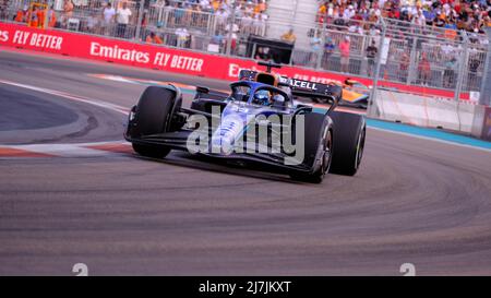 8th mai 2022 : Alexander Albon, pilote d'écurie Williams Racing #23 pendant le Grand Prix de Formule 1 Crypto.com de Miami, FL . Jason Pohuski/CSM Banque D'Images