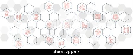 Modèle d'infographie de la ligne de démarrage. Gestion du temps, génération d'idées, illustration de présentation pour la mise en page de conception Web, bannière d'affaires. Illustration de Vecteur