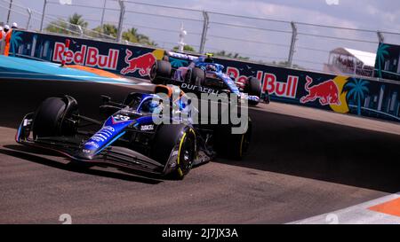 8th mai 2022 : Alexander Albon, pilote d'écurie Williams Racing #23 pendant le Grand Prix de Formule 1 Crypto.com de Miami, FL . Jason Pohuski/CSM Banque D'Images