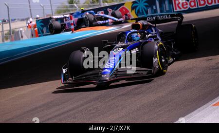 8th mai 2022 : Alexander Albon, pilote d'écurie Williams Racing #23 pendant le Grand Prix de Formule 1 Crypto.com de Miami, FL . Jason Pohuski/CSM Banque D'Images