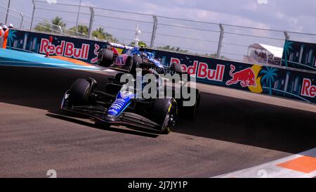 8th mai 2022 : Alexander Albon, pilote d'écurie Williams Racing #23 pendant le Grand Prix de Formule 1 Crypto.com de Miami, FL . Jason Pohuski/CSM Banque D'Images