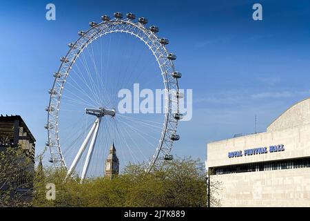 London Eye, London Banque D'Images