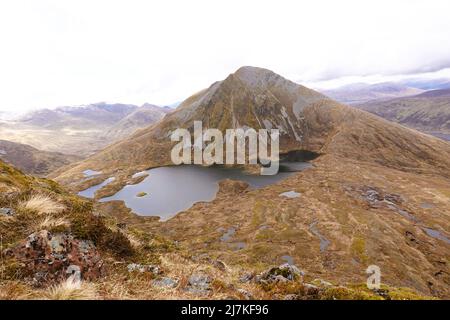 Sgurr Eilde Mor a Munro dans les Highlands écossais, Écosse, Royaume-Uni Banque D'Images
