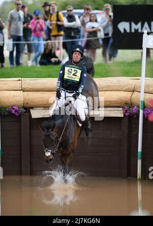 Essais de chevaux de badminton - Test de l'ensemble du pays - Badminton, Royaume-Uni. 07th mai 2022. Ugo Provasi sur Shadd'OC pendant le test de l'ensemble du pays aux épreuves de badminton. Crédit photo : crédit: Mark pain/Alamy Live News Banque D'Images