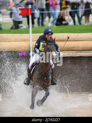 Essais de chevaux de badminton - Test de l'ensemble du pays - Badminton, Royaume-Uni. 07th mai 2022. Ugo Provasi sur Shadd'OC pendant le test de l'ensemble du pays aux épreuves de badminton. Crédit photo : crédit: Mark pain/Alamy Live News Banque D'Images