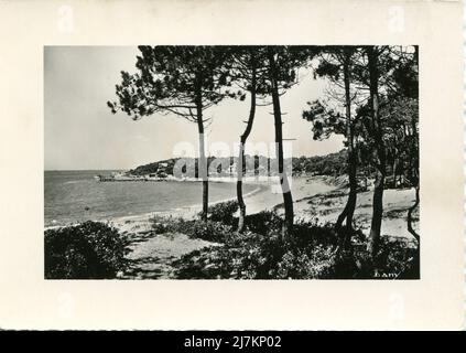 Département de Saint-Palais-sur-Mer : 17 - région Charente-Maritime : Nouvelle-Aquitaine (anciennement Poitou-Charentes) carte postale ancienne, 20th siècle Banque D'Images