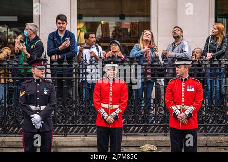 Londres, Royaume-Uni, 10 mai 2022. Sa Majesté la reine Elizabeth II n'assistera pas à l'ouverture du Parlement pour la première fois depuis 59 ans en raison de problèmes de mobilité et le discours de la reine sera plutôt prononcé par HRH le prince Charles avec le prince William également présent. Credit. amer ghazzal/Alamy Live News Banque D'Images