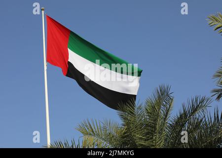 Drapeau Émirats Arabes Unis Banque D'Images