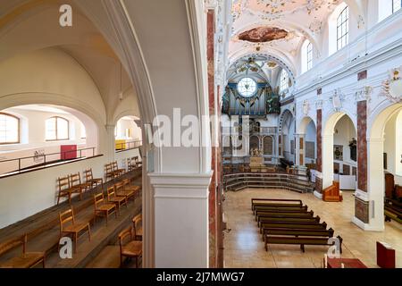 Allemagne Bavière route romantique. Augsbourg. Église Sainte-Anne Banque D'Images