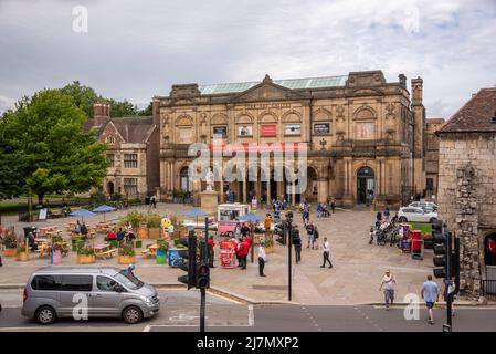 York Art Gallery and Exhibition Square, York, North Yorkshire, Royaume-Uni Banque D'Images