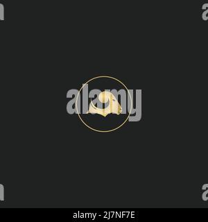 Motif animal RAM gros pavillon Illustration de Vecteur