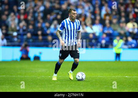 Hillsborough Stadium, Sheffield, Angleterre - 9th mai 2022 Jack Hunt (32) de Sheffield mercredi - pendant le match Sheffield Wednesday v Sunderland, Sky Bet League One, (jouez à la deuxième jambe) 2021/22, Hillsborough Stadium, Sheffield, Angleterre - 9th mai 2022 crédit: Arthur Haigh/WhiteRosePhotos/Alay Live News Banque D'Images