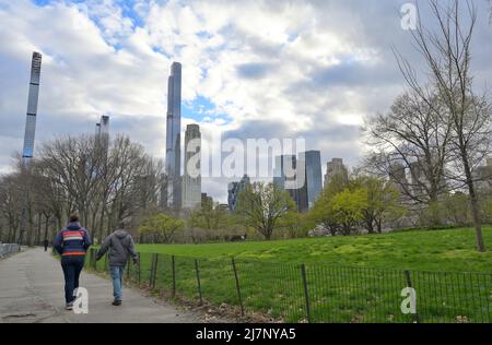 Spring in the Central Park, Manhattan, New York Banque D'Images