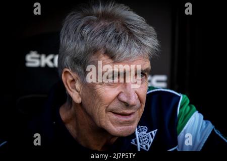 Directeur de Real Betis Manuel Pellegrini Avant le match de la Liga entre Valencia CF et Real Betis Balompie. Photo de Jose Miguel Fernandez /Alamy Live News ) Banque D'Images