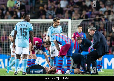 Barcelone, Espagne. 10/05/2022, , Gavi du FC Barcelone pendant le match de la Ligue entre le FC Barcelone et le Real Celta de Vigoat Camp Nou à Barcelone, Espagne. Banque D'Images