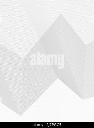 Arrière-plan abstrait guilloche gris clair avec motif géométrique de lignes fines brisées. Texture graphique vectorielle subtile verticale Illustration de Vecteur