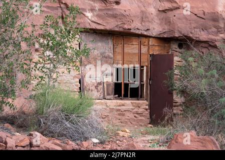 Salle des fouilles, Anderson Bottom, Parc national de Canyonlands, Utah. Banque D'Images