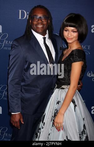 LOS ANGELES - octobre 8 : Kazembe Ajamu Coleman, Zendaya Coleman au gala 2014 de la Fondation Princess Grace à l'hôtel Beverly Wilshire le 8 octobre 2014 à Beverly Hills, Californie Banque D'Images