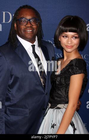 LOS ANGELES - octobre 8 : Kazembe Ajamu Coleman, Zendaya Coleman au gala 2014 de la Fondation Princess Grace à l'hôtel Beverly Wilshire le 8 octobre 2014 à Beverly Hills, Californie Banque D'Images