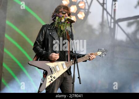 10 mai 2022, Turin, Italie : le groupe de rock de cirque Mircus représente la Géorgie au Concours Eurovision de la chanson 2022. (Credit image: © Tonello Abozzi/Pacific Press via ZUMA Press Wire) Banque D'Images